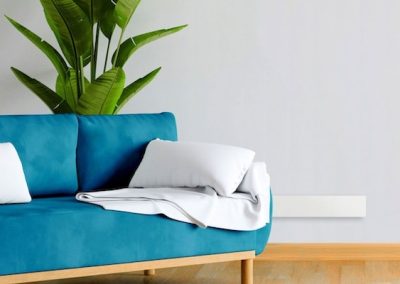 Schimmel Dry Wandmontage neben dem Sofa